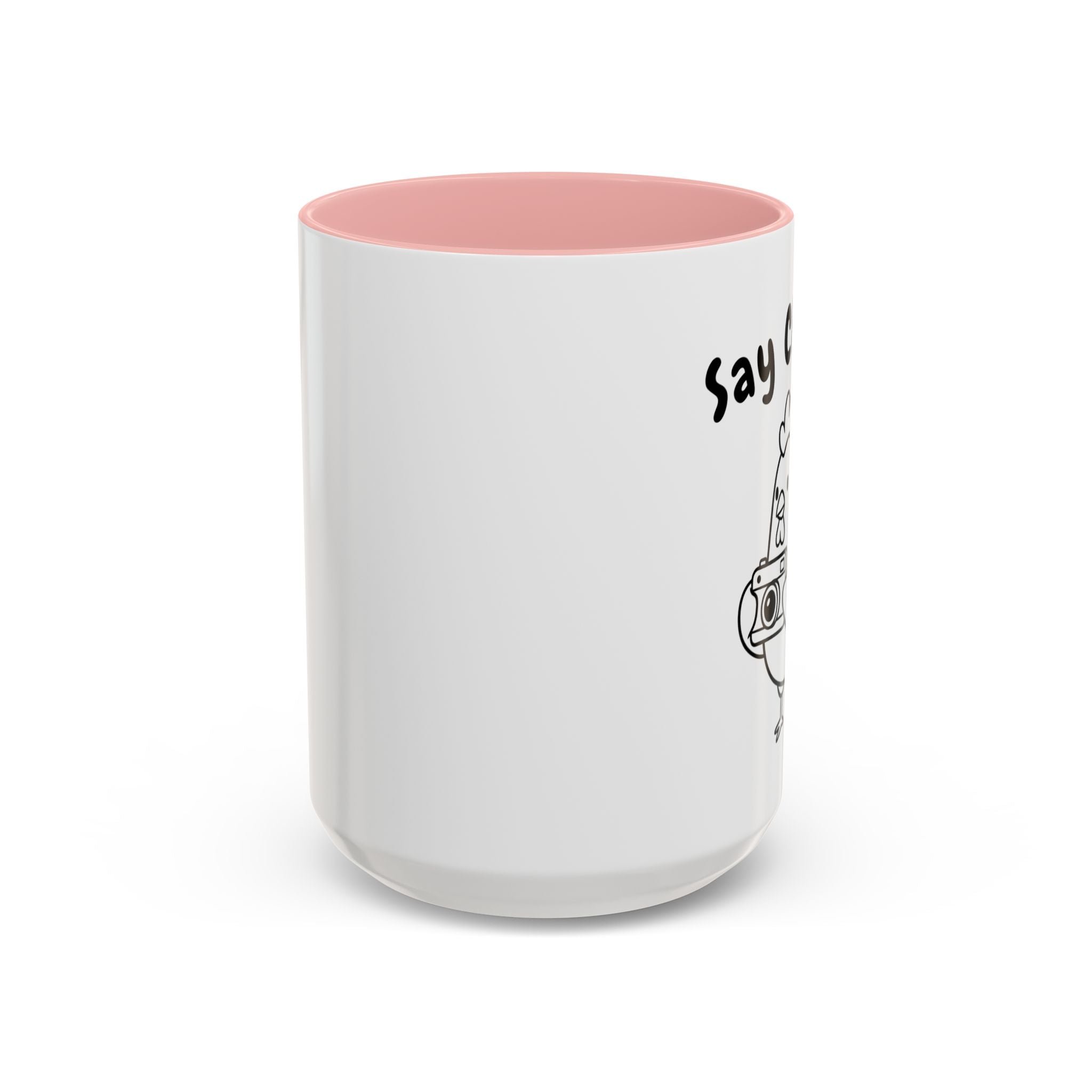 Chicken With Camera Accent Coffee Mug (11, 15oz)