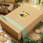 Say People Cheese Camera Sticker — Cute Cheese Character Kiss-Cut Sticker