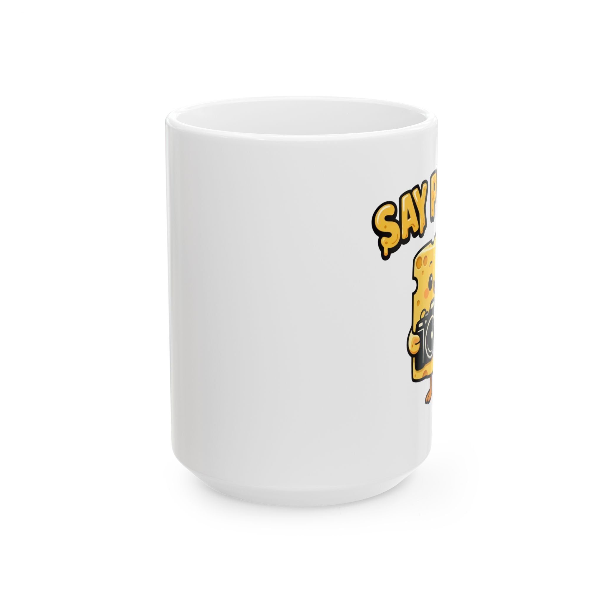 "Say People" Cheese Block Coffee Cup (11oz, 15oz)