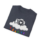 Rainbow Rain Camera T-Shirt