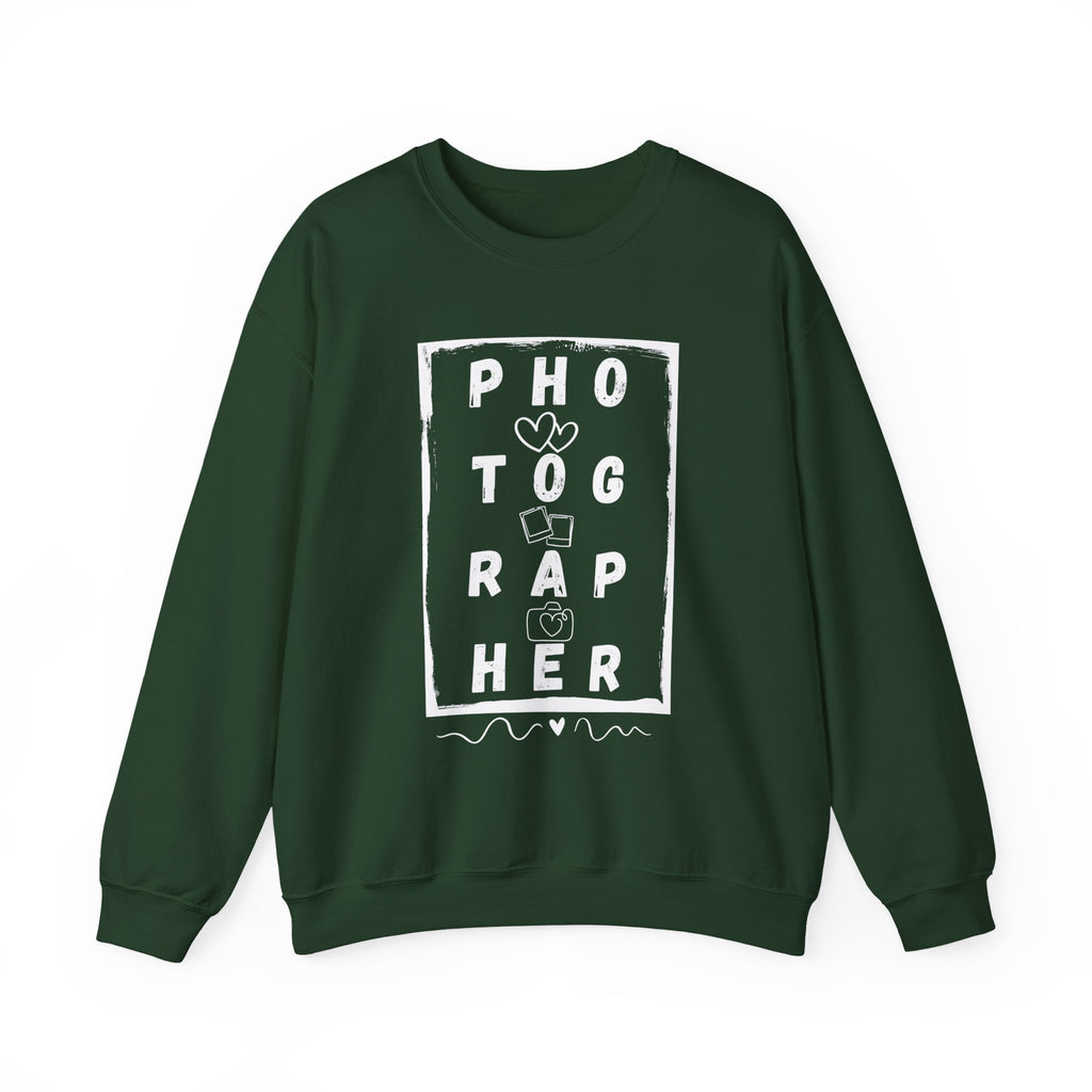 Photographer Graphic Crewneck Sweatshirt