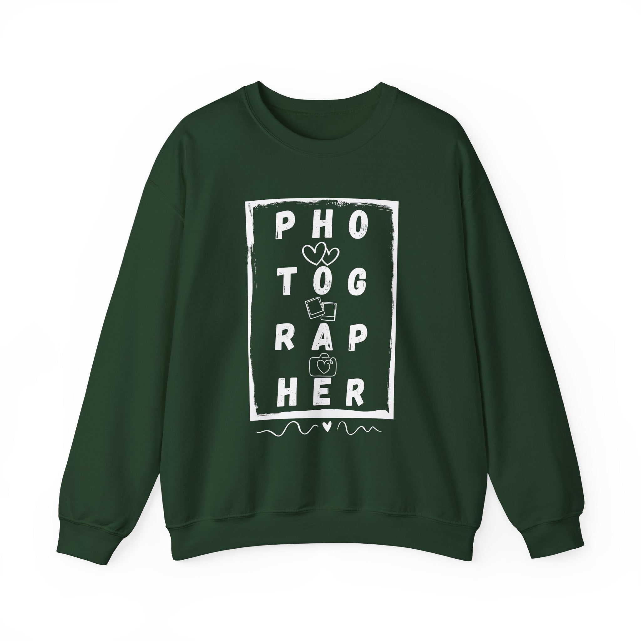 Photographer Graphic Crewneck Sweatshirt