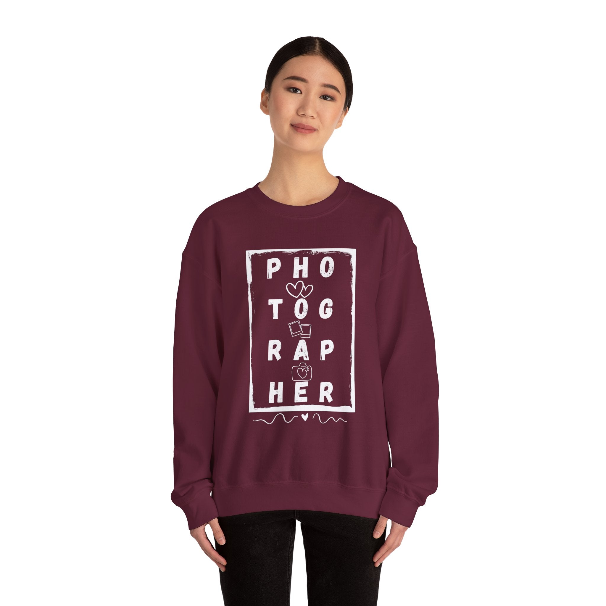 Photographer Graphic Crewneck Sweatshirt