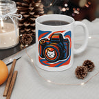 Northwest Coast Style Ceramic Mug — Bold Raven Art Coffee Cup (11oz/15oz)