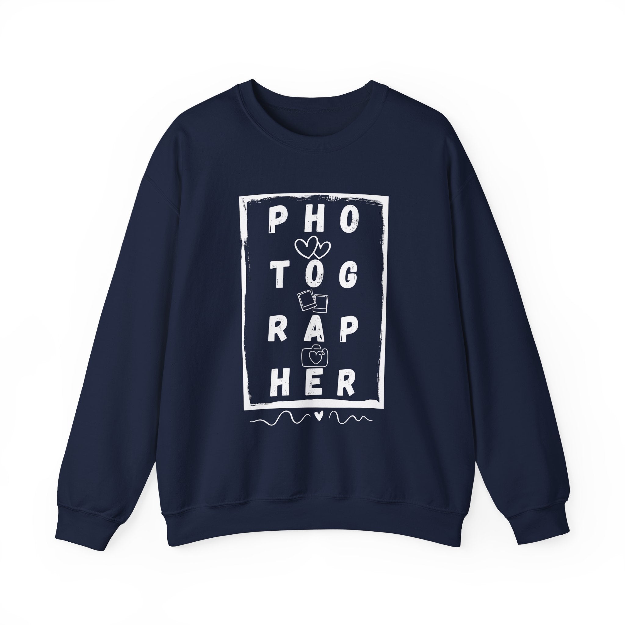 Photographer Graphic Crewneck Sweatshirt