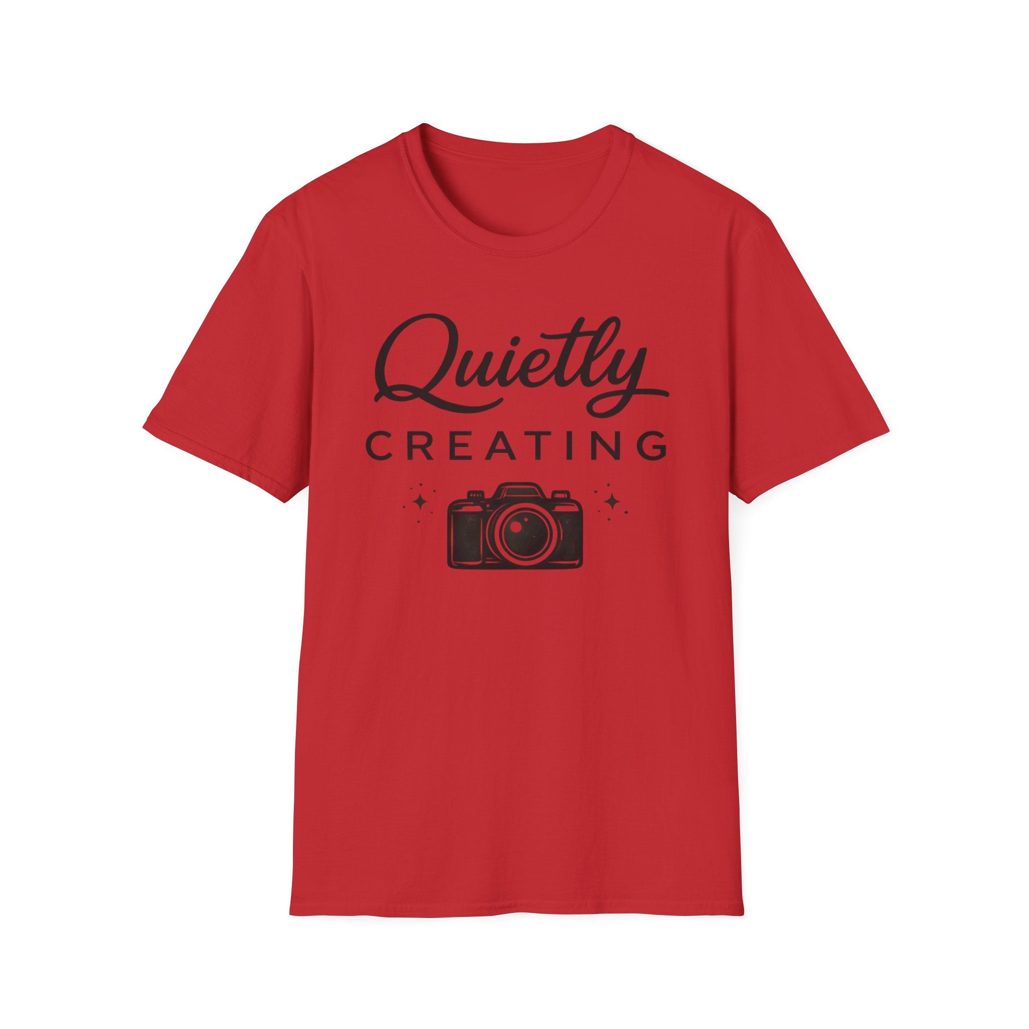 Quietly Creating Camera T-Shirt