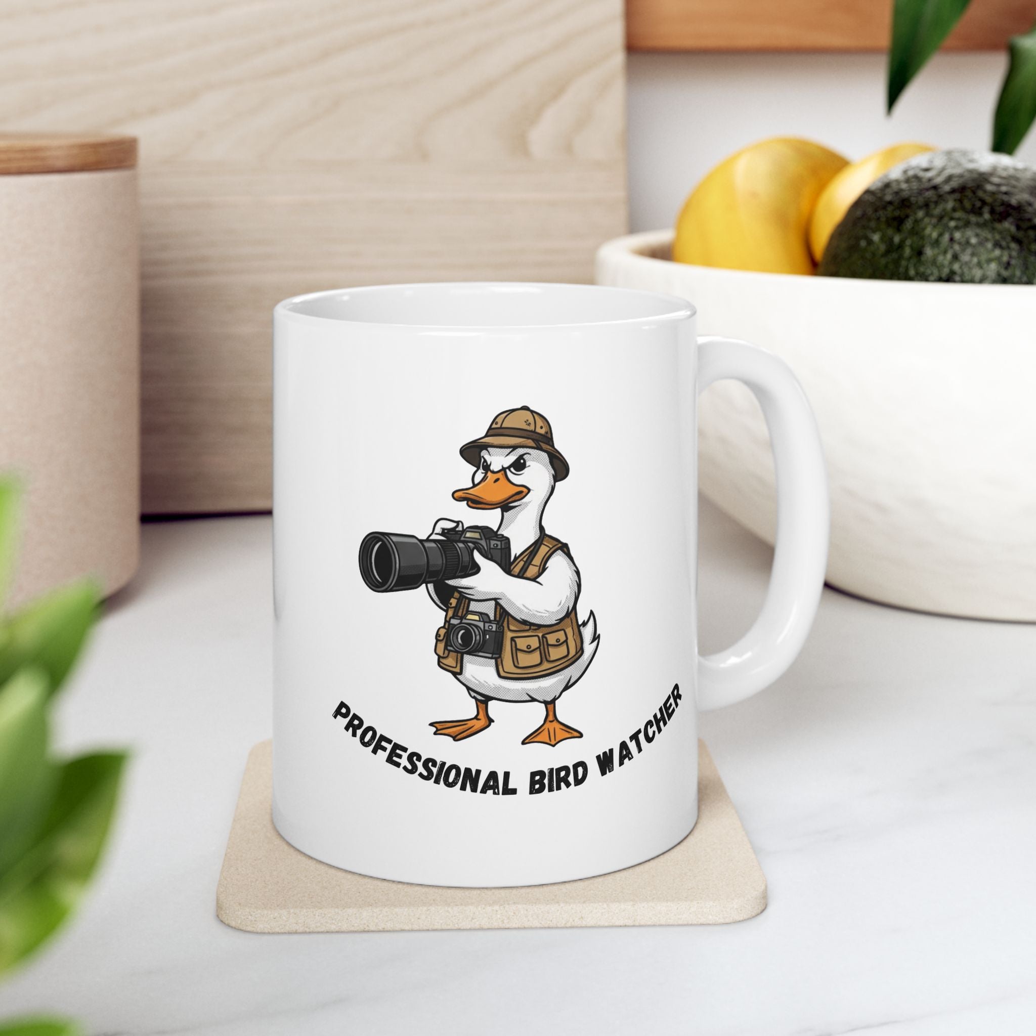 "Professional Bird Watcher" Coffee Cup (11oz & 15oz)