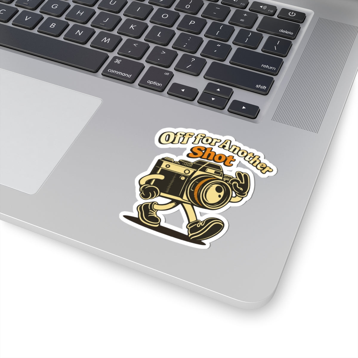 Off for Another Shot Sticker — Retro Camera Photography Vinyl Sticker