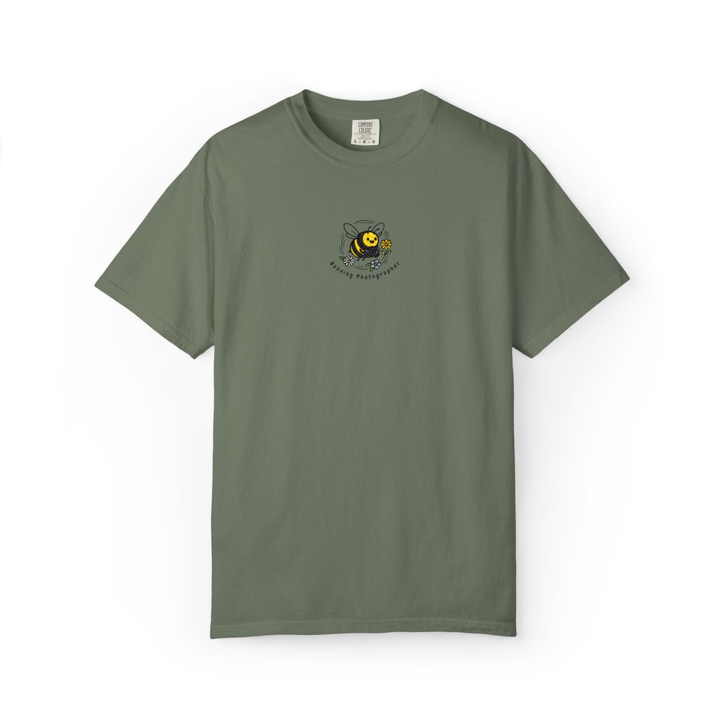 Buzzing Photographer Embroidery T-Shirt