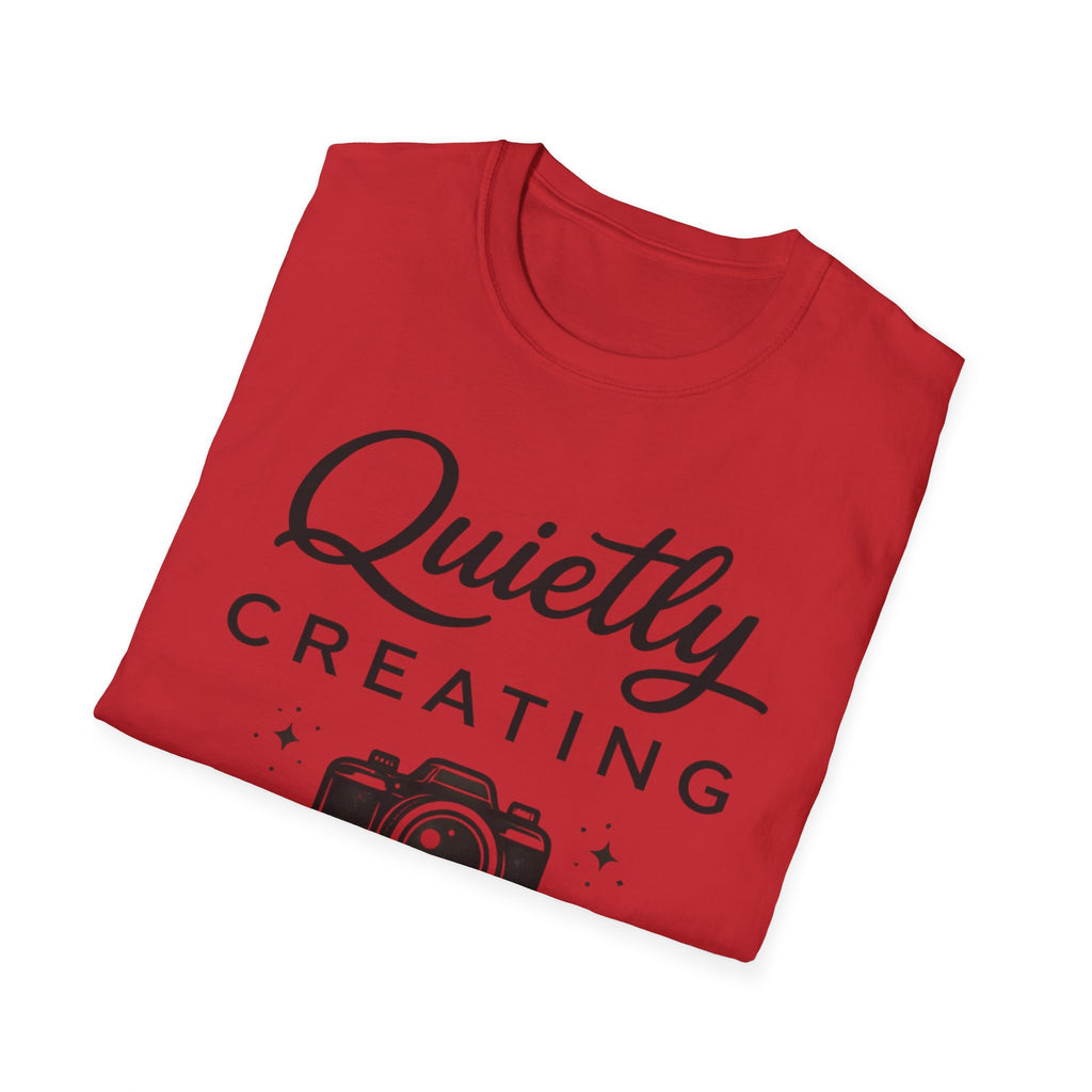 Quietly Creating Camera T-Shirt