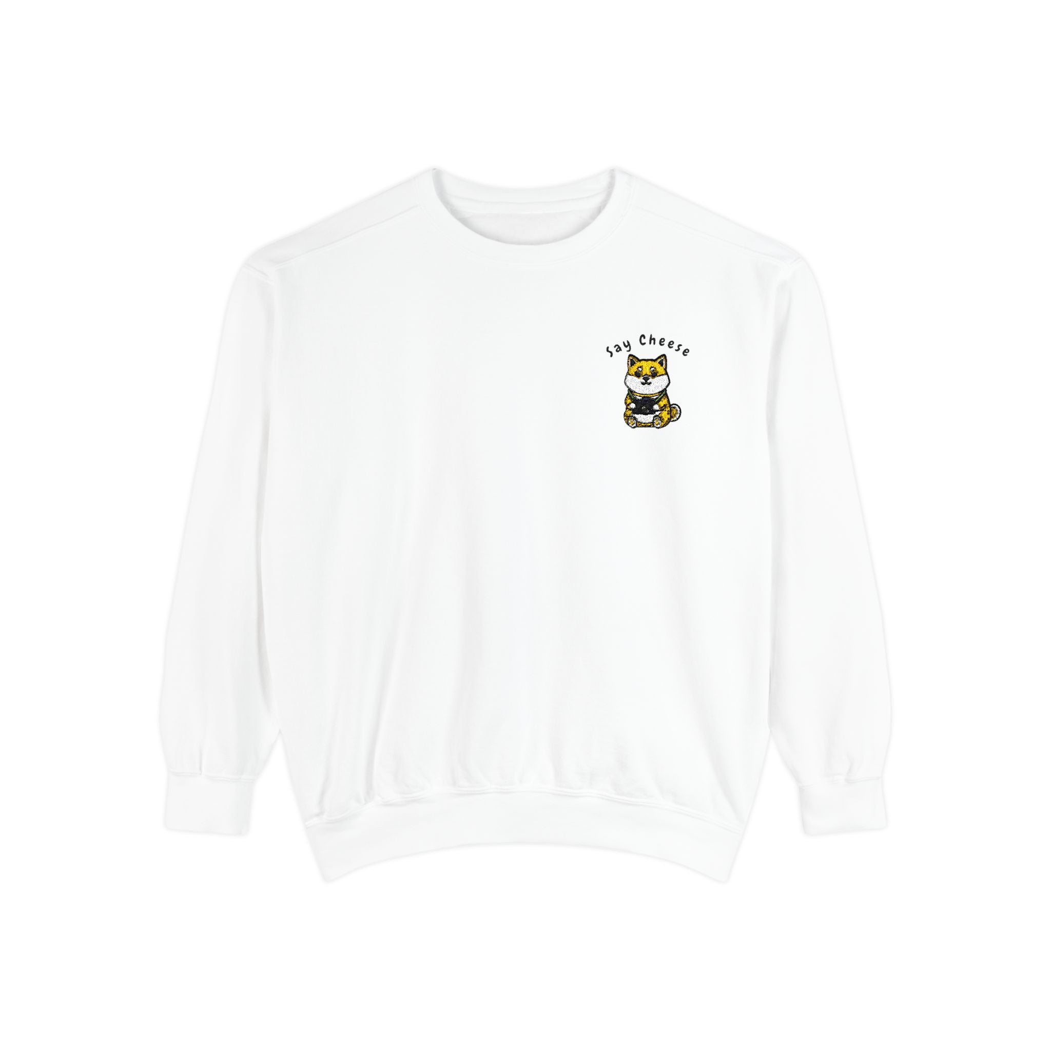 Say Cheese Shibu Inu Dog Sweatshirt
