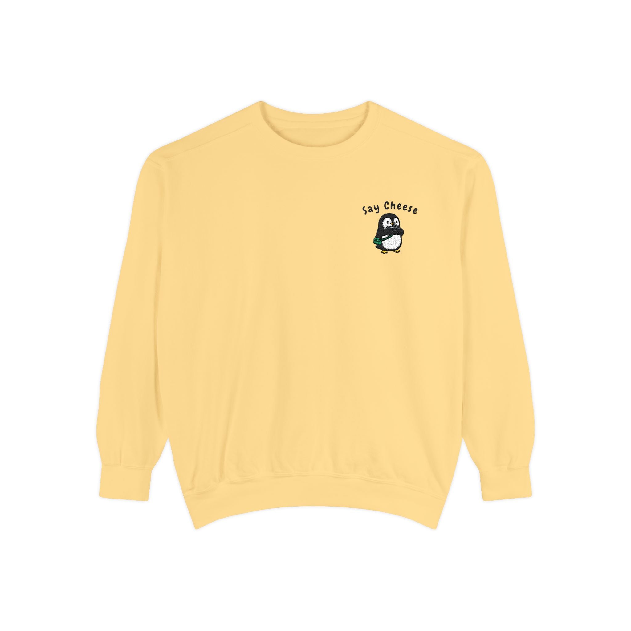 Say Cheese Penguin Sweatshirt