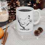 Photographer Chicken Ceramic Mug, (11oz, 15oz)