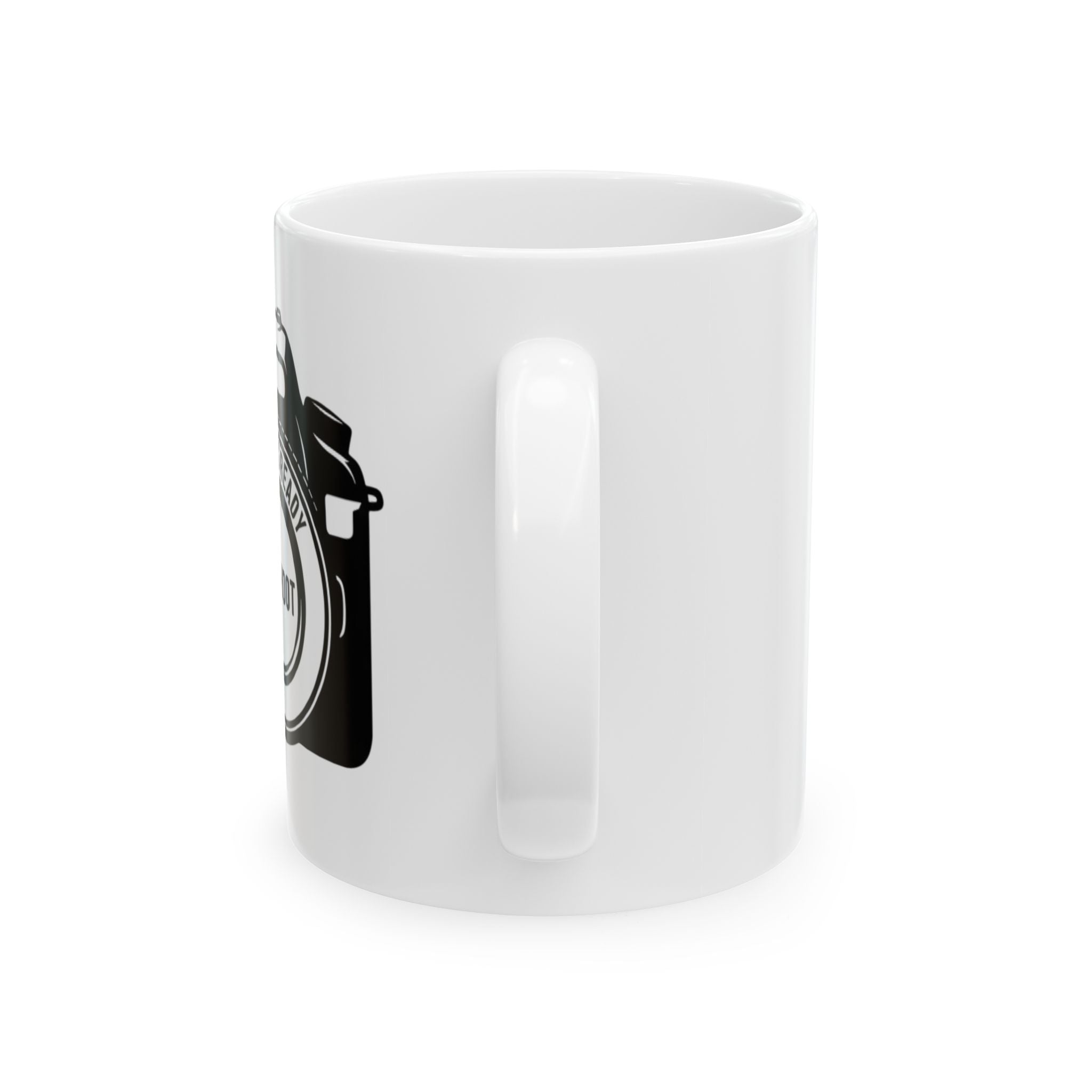 Camera Illustration Ceramic Mug — Photographer Gift Coffee Cup (11oz, 15oz)