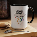 Rainbow Camera Coffee Mug — Photography Lover Accent Mug (11/15oz)
