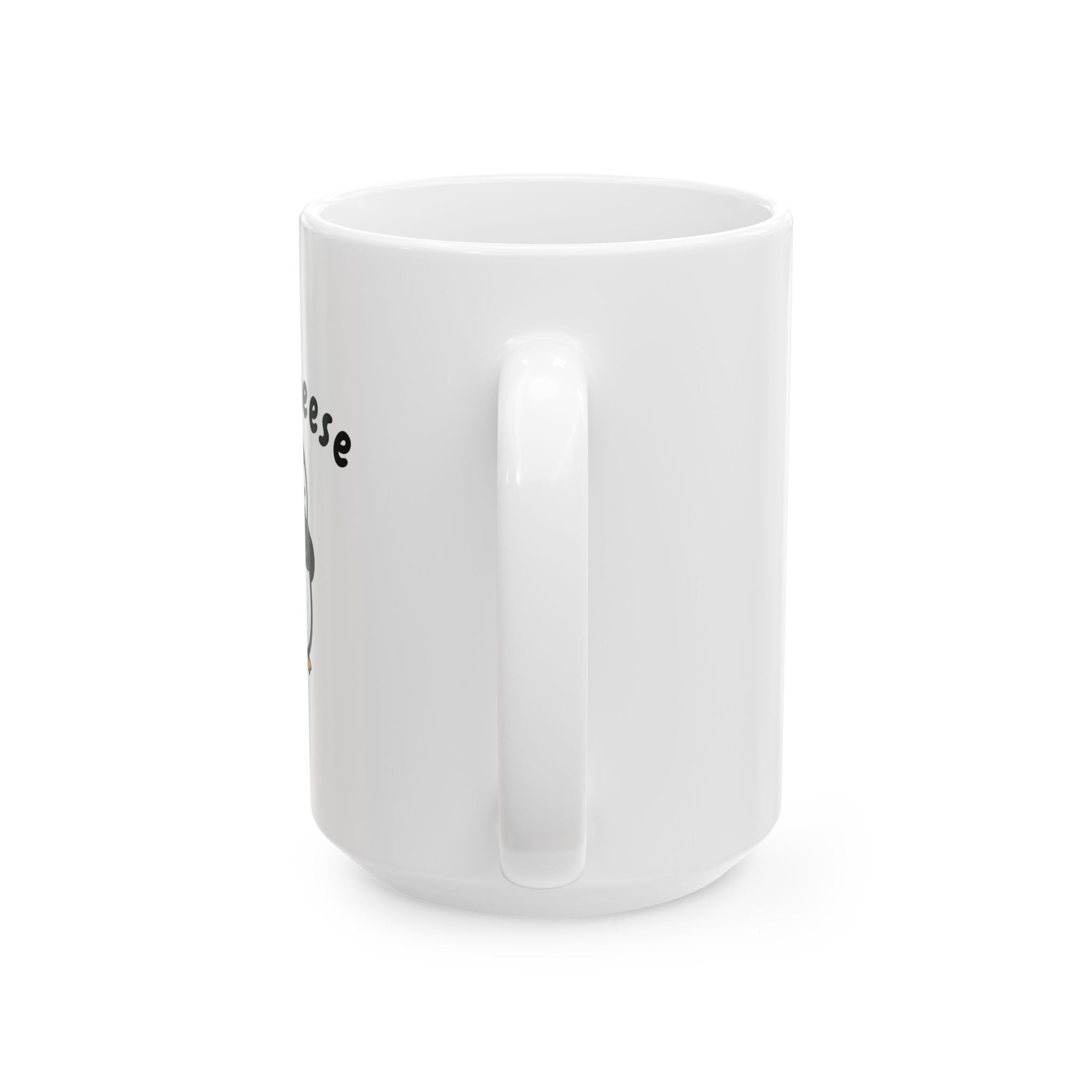 Say Cheese Penguin Ceramic Mug, (11oz, 15oz)