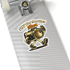Off for Another Shot Sticker — Retro Camera Photography Vinyl Sticker