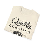 Quietly Creating Camera T-Shirt