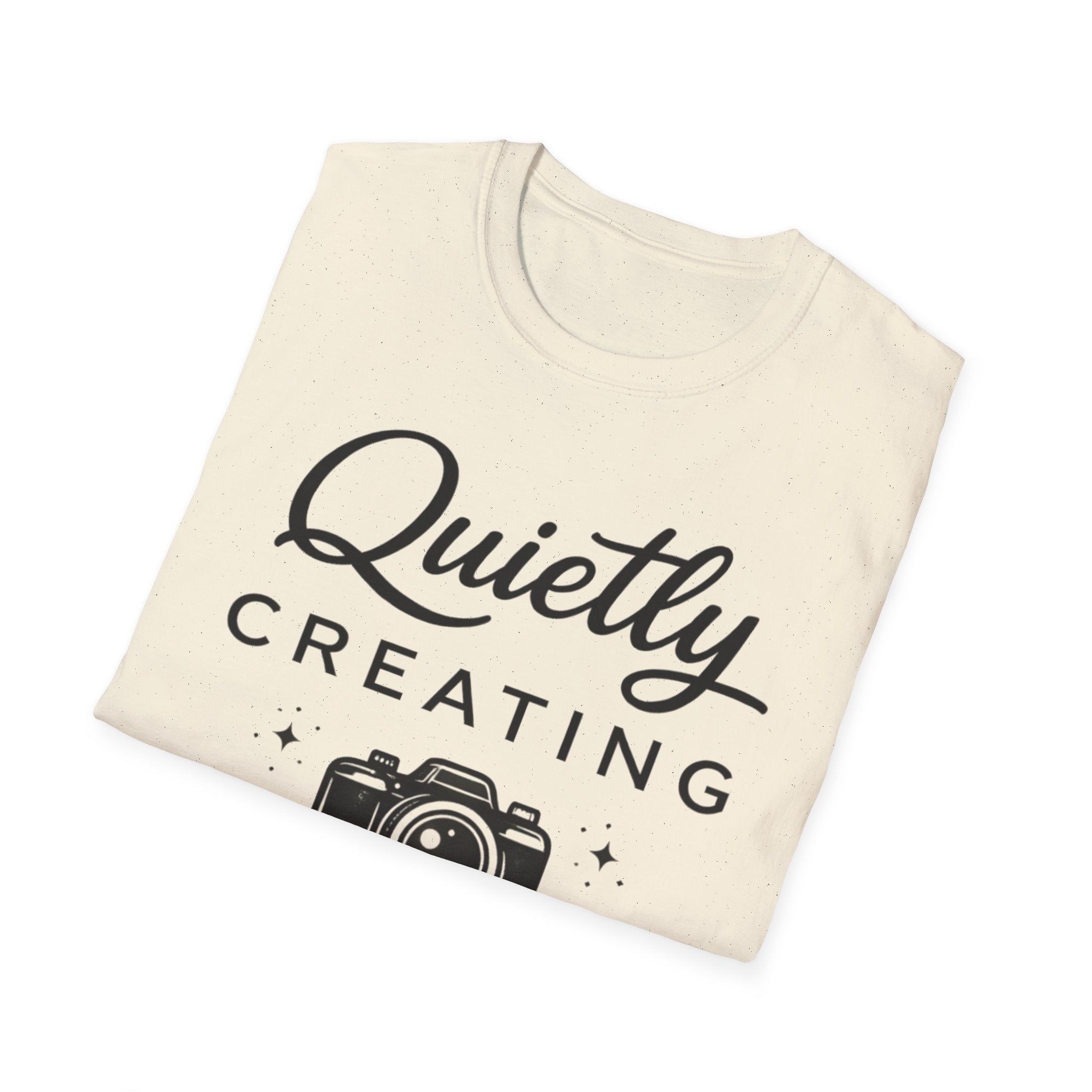Quietly Creating Camera T-Shirt