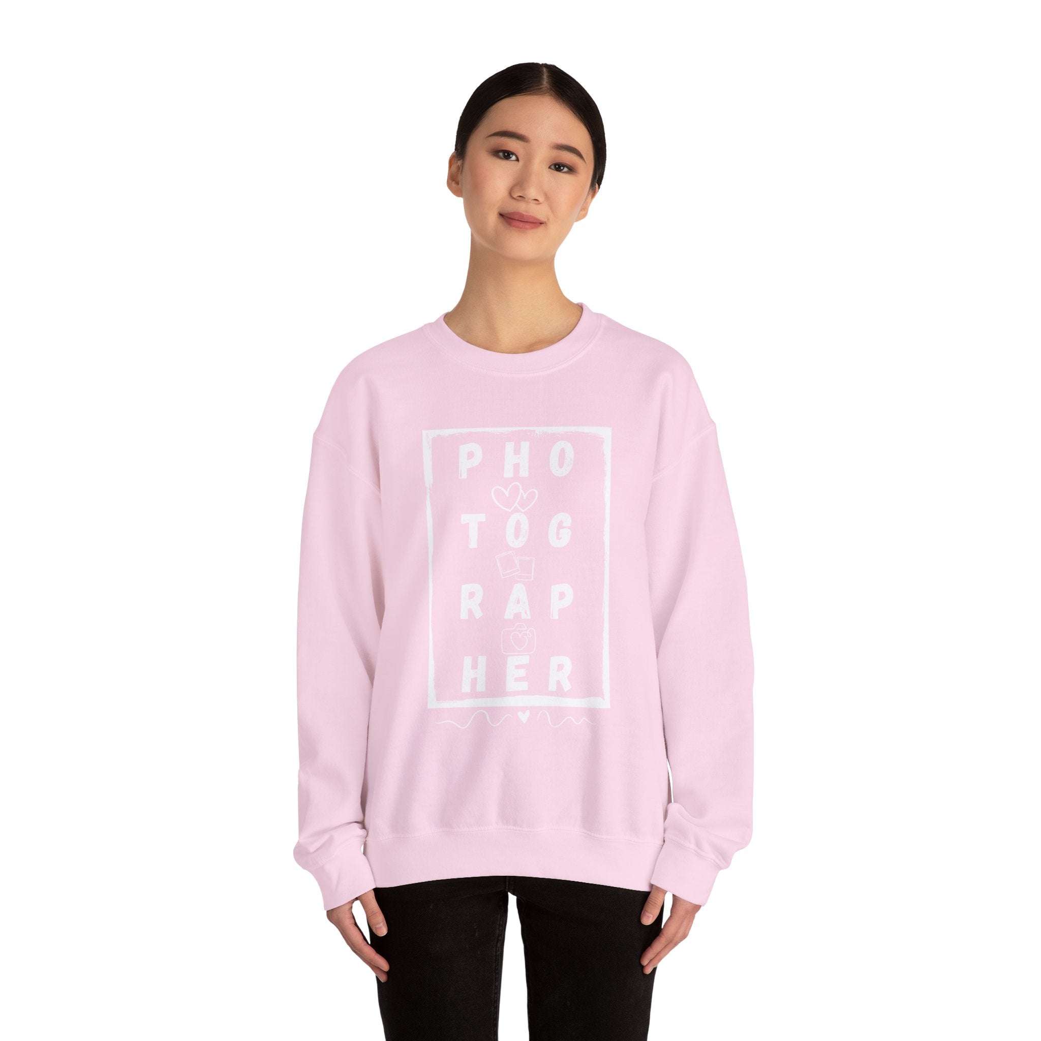 Photographer Graphic Crewneck Sweatshirt