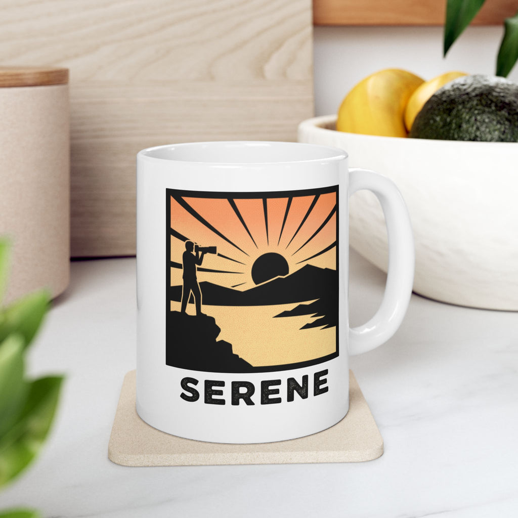 "SERENE" Coffee Mug, (11oz, 15oz)