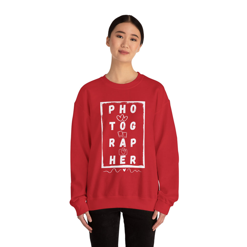 Photographer Graphic Crewneck Sweatshirt