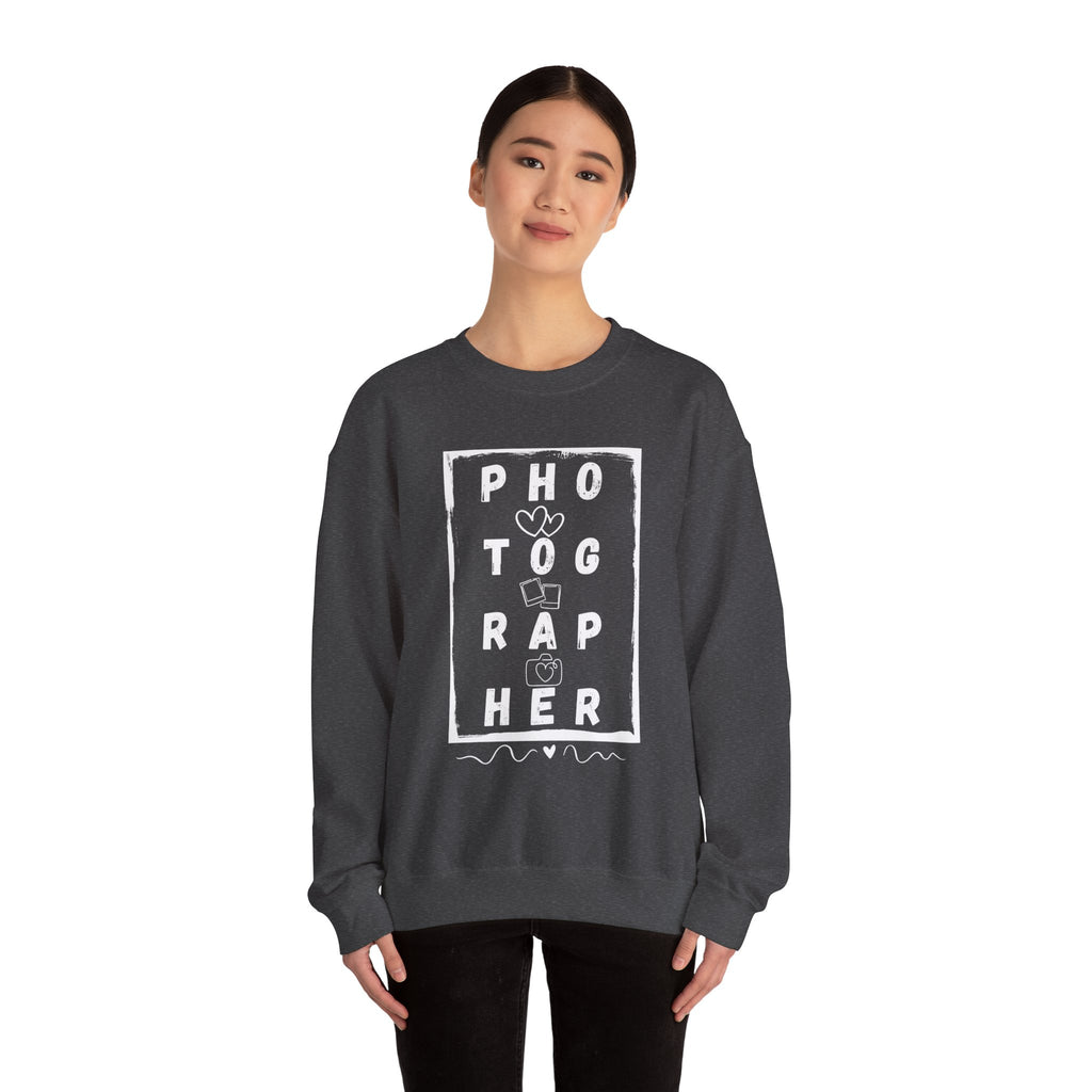 Photographer Graphic Crewneck Sweatshirt