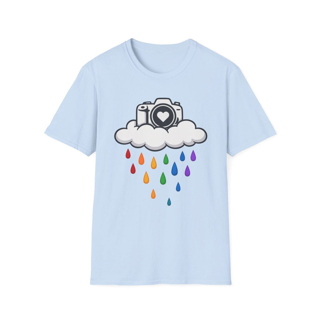 Rainbow Rain Camera T-Shirt