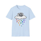 Rainbow Rain Camera T-Shirt