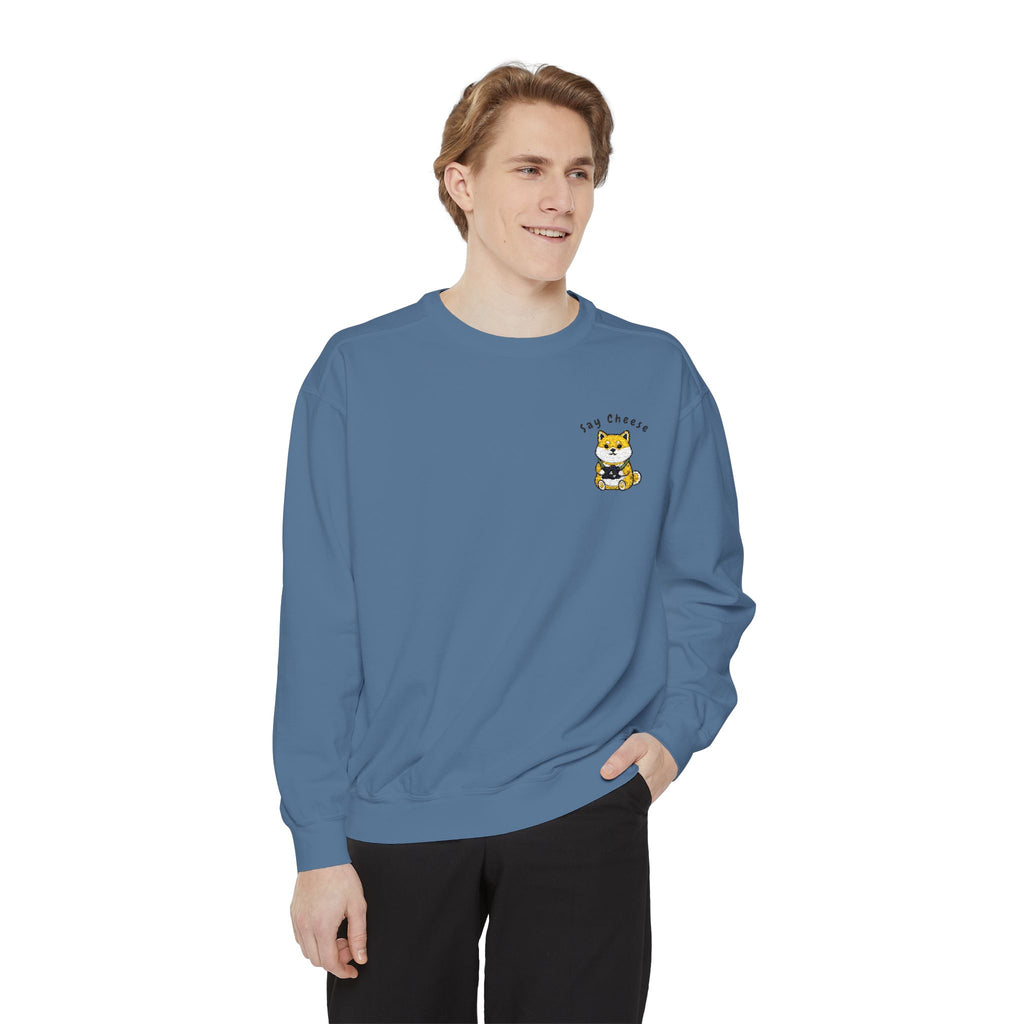 Say Cheese Shibu Inu Dog Sweatshirt