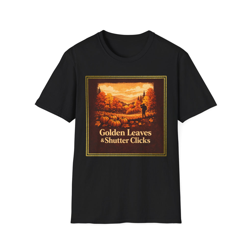 Golden Leaves & Shutter Clicks T-Shirt