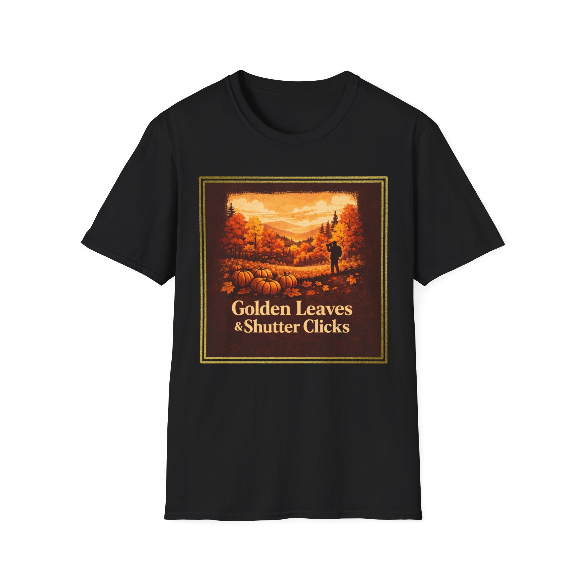 Golden Leaves & Shutter Clicks T-Shirt