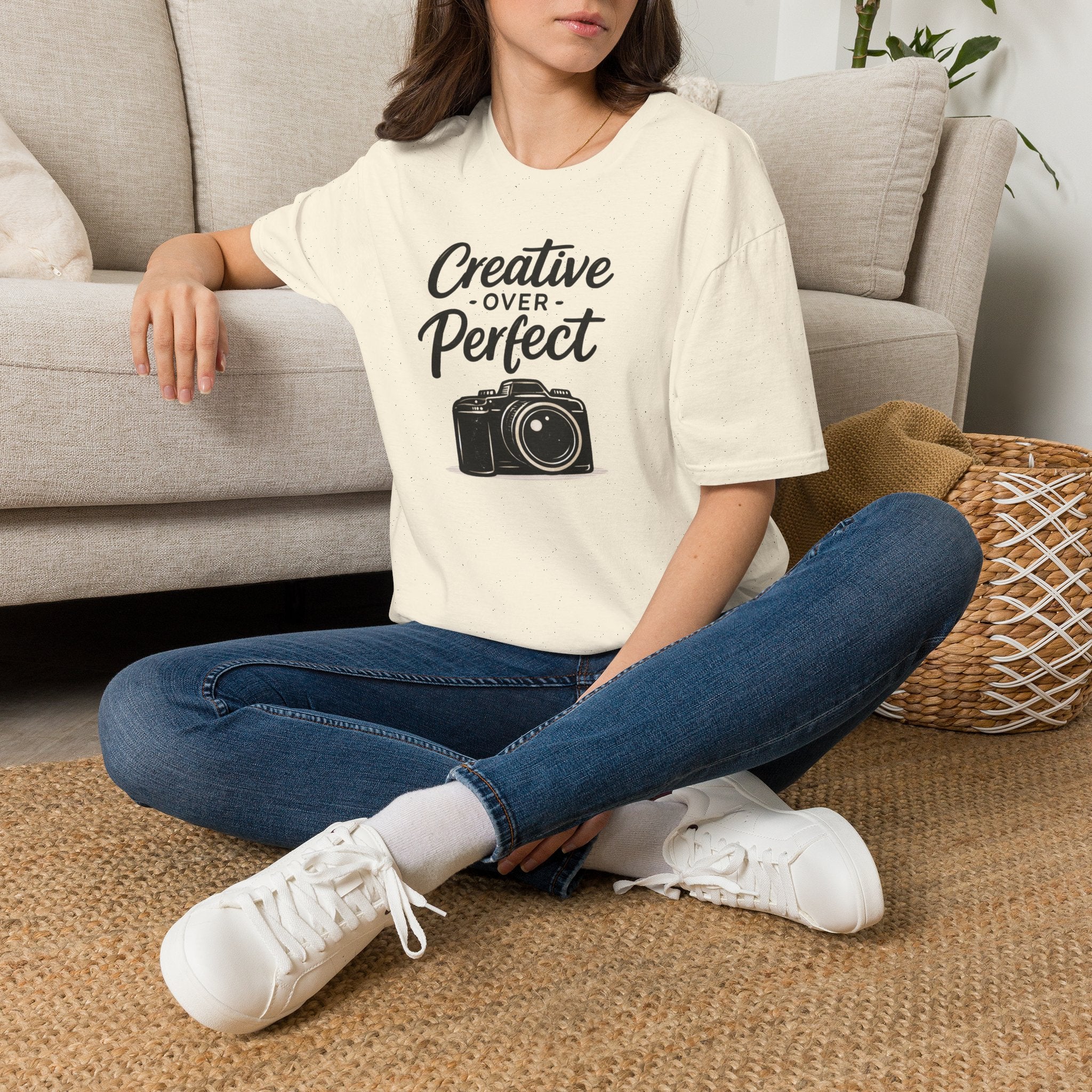 Creative Over Perfect Camera T-Shirt