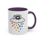 Rainbow Camera Coffee Mug — Photography Lover Accent Mug (11/15oz)