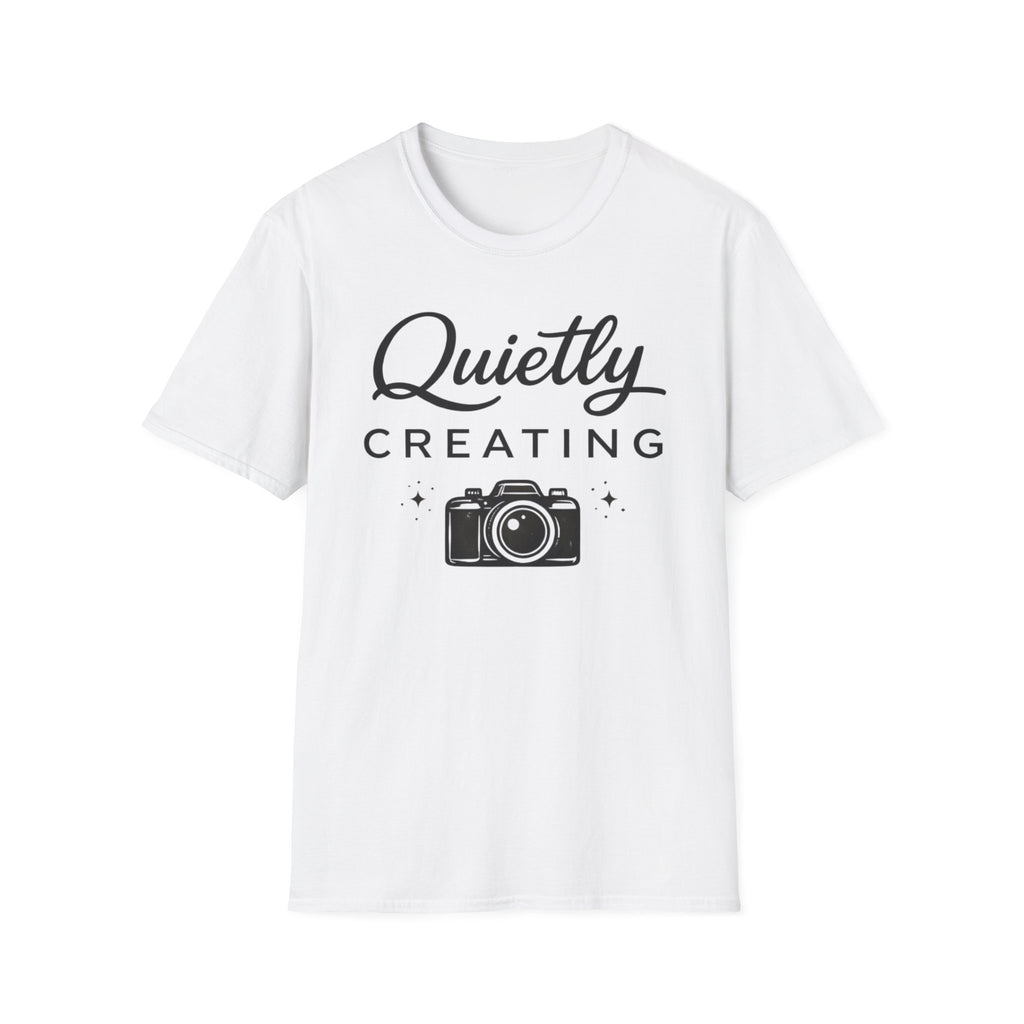 Quietly Creating Camera T-Shirt