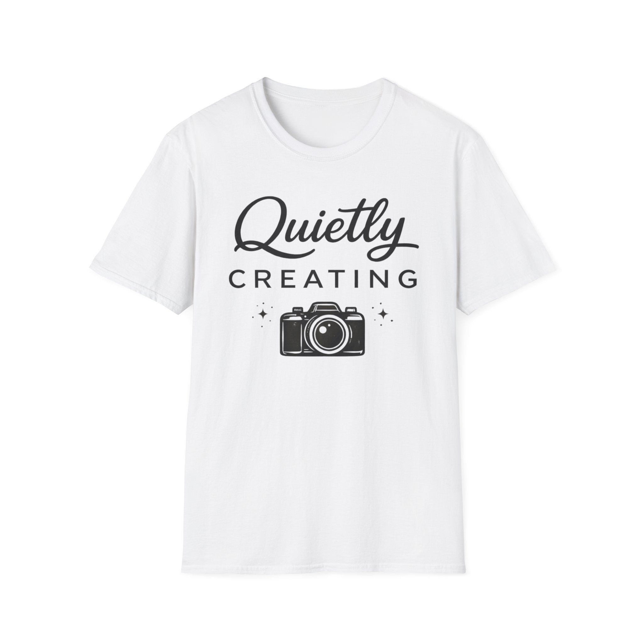 Quietly Creating Camera T-Shirt