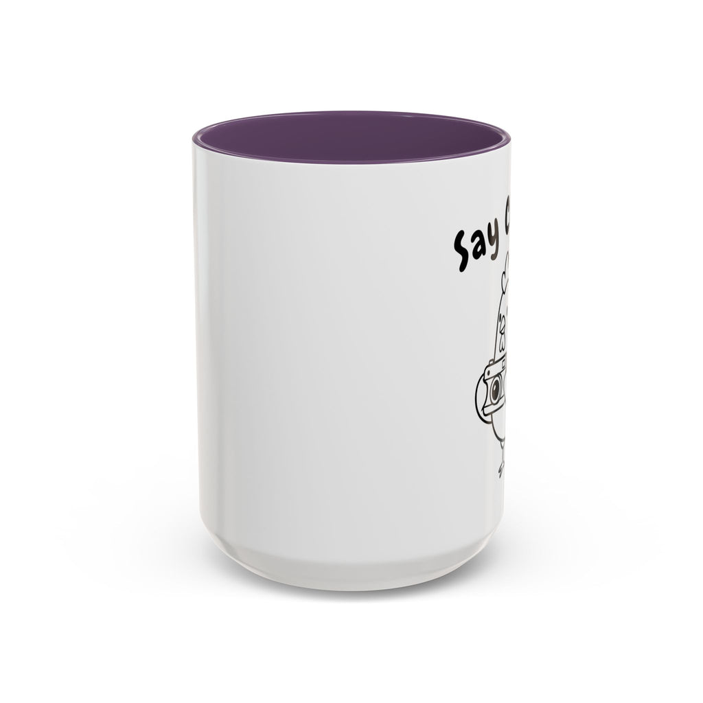 Chicken With Camera Accent Coffee Mug (11, 15oz)