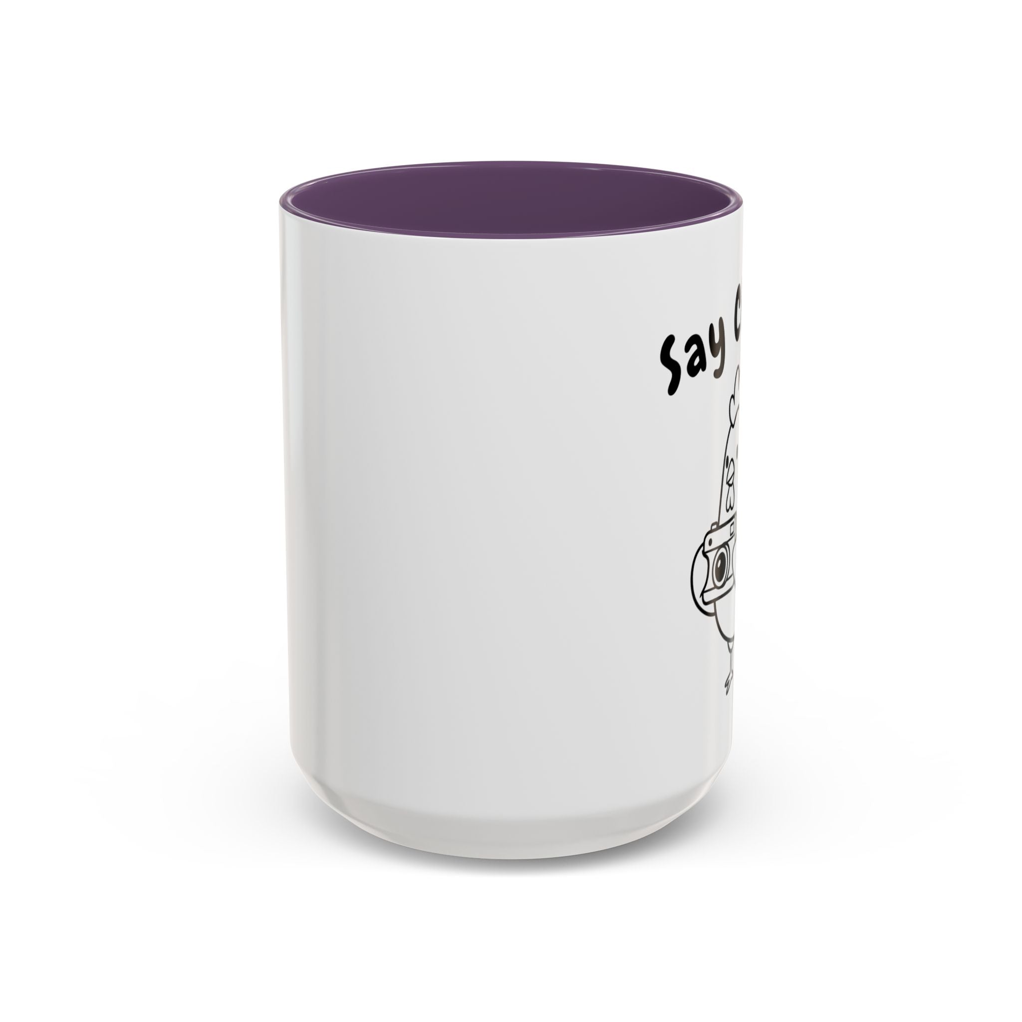 Chicken With Camera Accent Coffee Mug (11, 15oz)