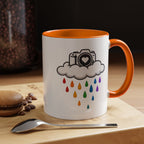 Rainbow Camera Coffee Mug — Photography Lover Accent Mug (11/15oz)
