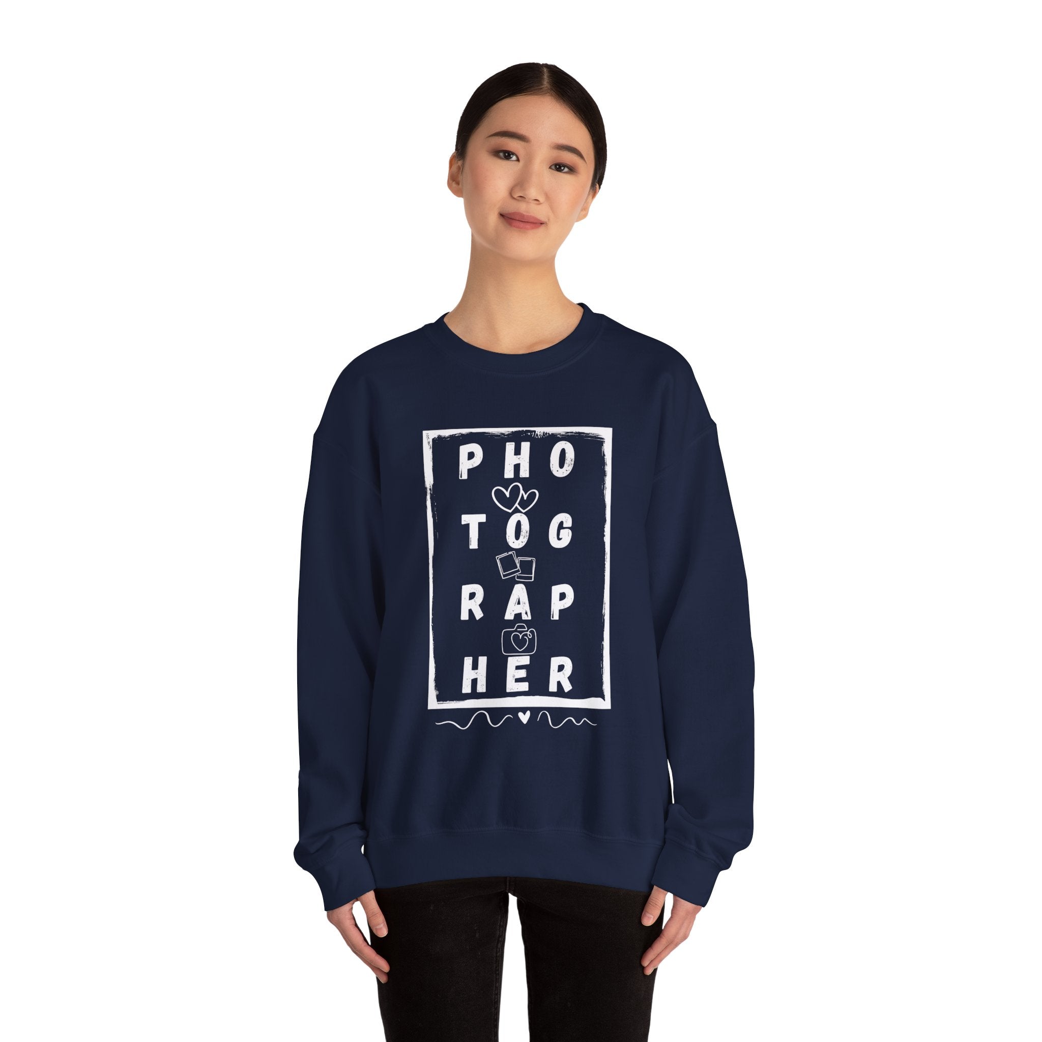 Photographer Graphic Crewneck Sweatshirt