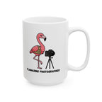 Funny Female Photographer Mug – Cute Camera Illustration Coffee Cup (11oz & 15oz)