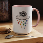 Rainbow Camera Coffee Mug — Photography Lover Accent Mug (11/15oz)