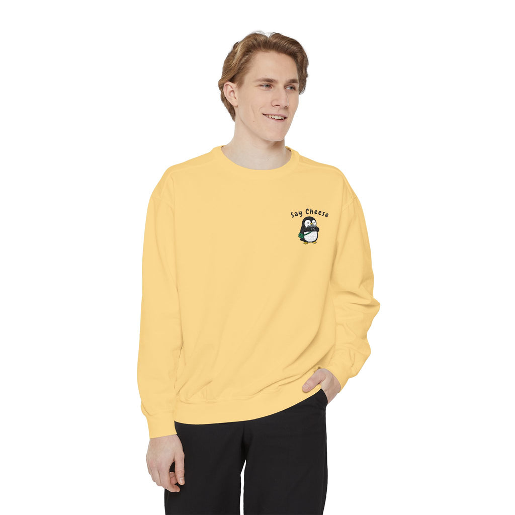 Say Cheese Penguin Sweatshirt