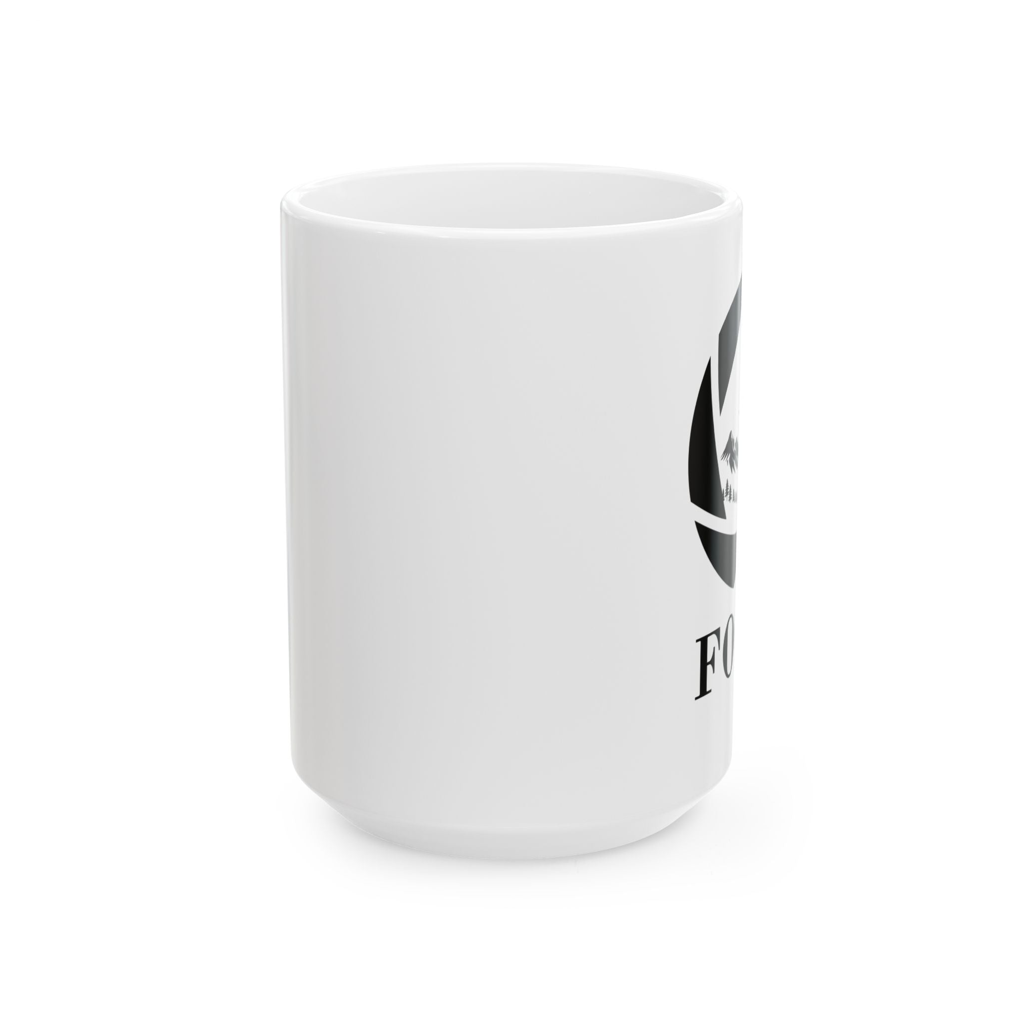 Ceramic Mug — Forest Ranger Silhouette Coffee Mug (11oz/15oz)