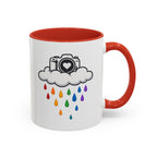 Rainbow Camera Coffee Mug — Photography Lover Accent Mug (11/15oz)