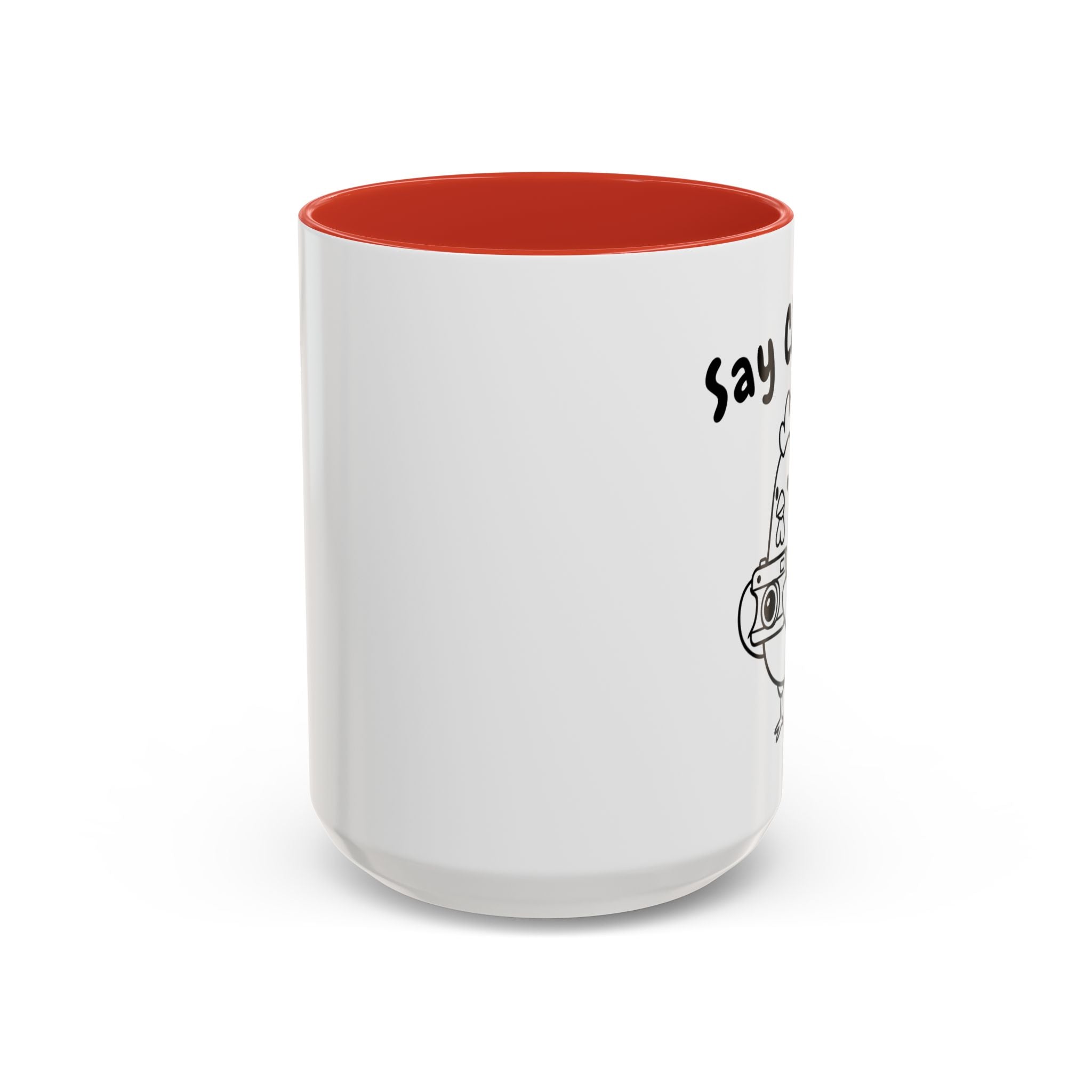 Chicken With Camera Accent Coffee Mug (11, 15oz)