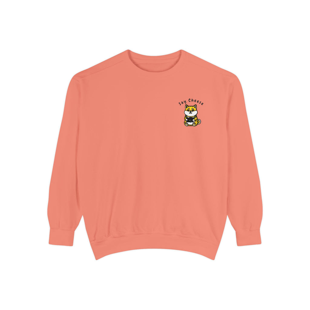 Say Cheese Shibu Inu Dog Sweatshirt