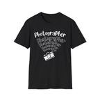 Photographer Camera Retroscript Graphic T‑Shirt